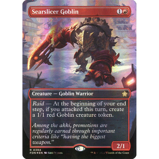 Searslicer Goblin, 394, rare, Magic: The Gathering, Foundations