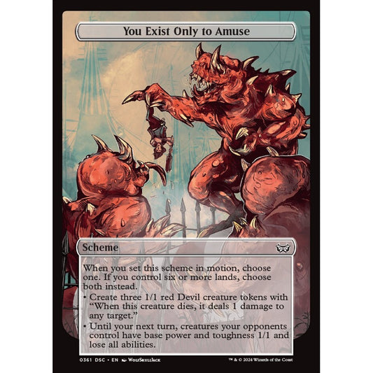 You Exist Only to Amuse, 361, common, Magic: The Gathering, Duskmourn: House of Horror