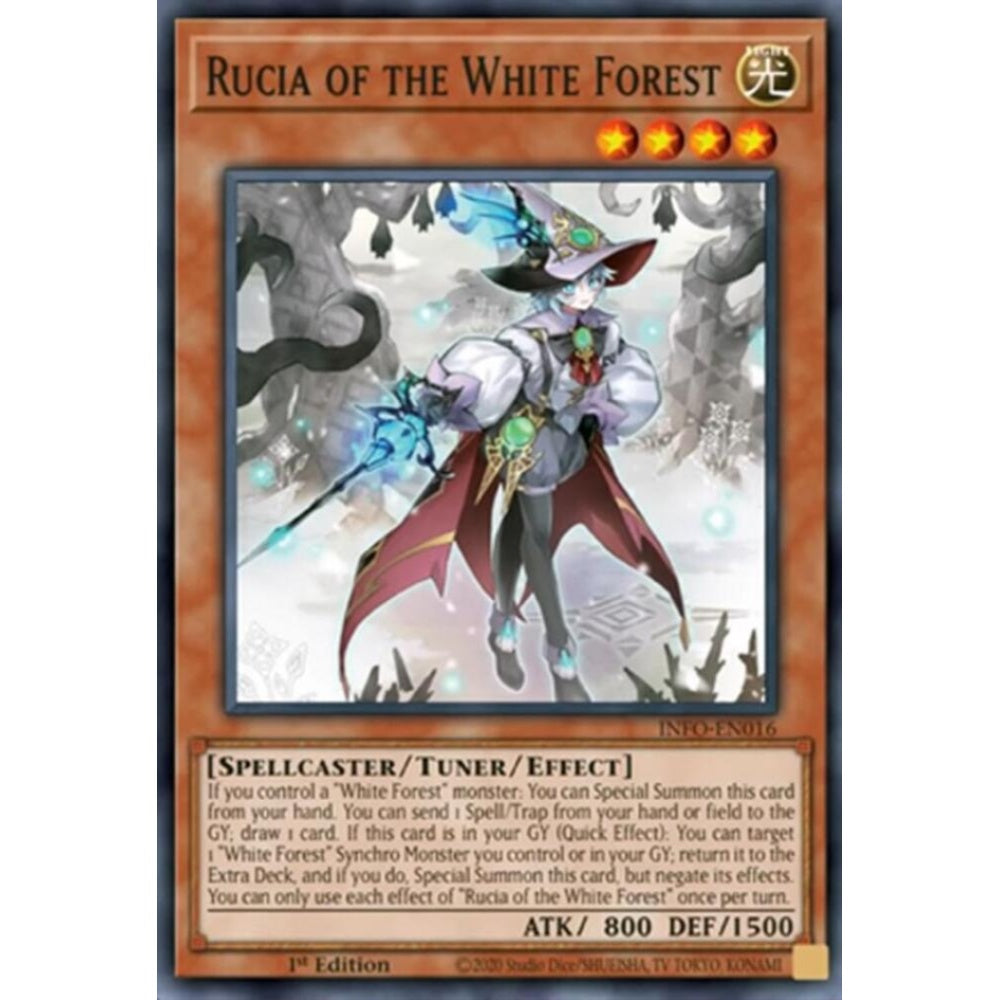 Rucia of the White Forest INFO-EN016 Common Yu-Gi-Oh The Infinite Forbidden
