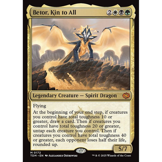 Betor, Kin to All mythic 172 Magic the Gathering Tarkir: Dragonstorm