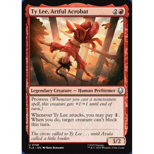 Ty Lee, Artful Acrobat uncommon 158 Magic the Gathering Avatar: The Last Airbender
