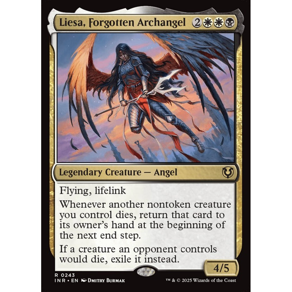 Liesa, Forgotten Archangel, 243, rare, Magic: The Gathering, Innistrad Remastered
