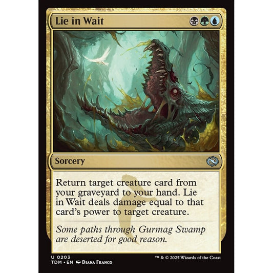 Lie in Wait uncommon 203 Magic the Gathering Tarkir: Dragonstorm