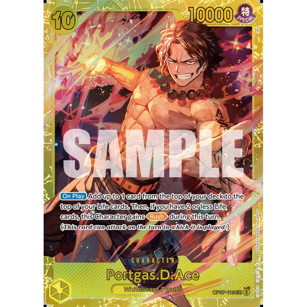 Portgas.D.Ace, OP07-119, Secret Rare, One Piece, 500 Years in the Future