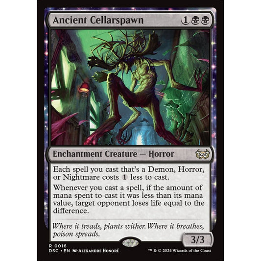 Ancient Cellarspawn, 16, rare, Magic: The Gathering, Duskmourn: House of Horror