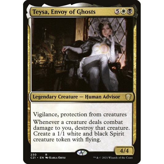 Teysa, Envoy of Ghosts rare 230 Magic the Gathering Commander 2021