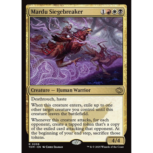 Mardu Siegebreaker rare 206 Magic the Gathering Tarkir: Dragonstorm
