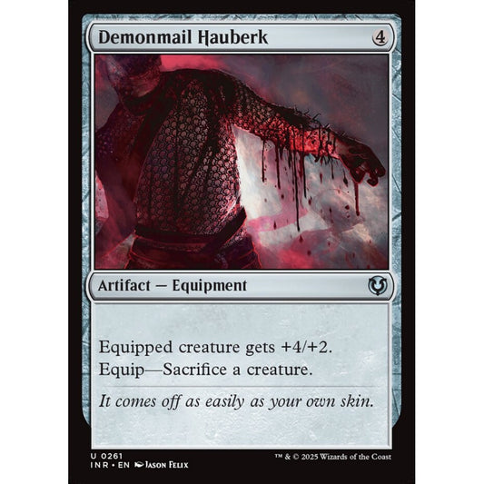 Demonmail Hauberk, 261, uncommon, Magic: The Gathering, Innistrad Remastered