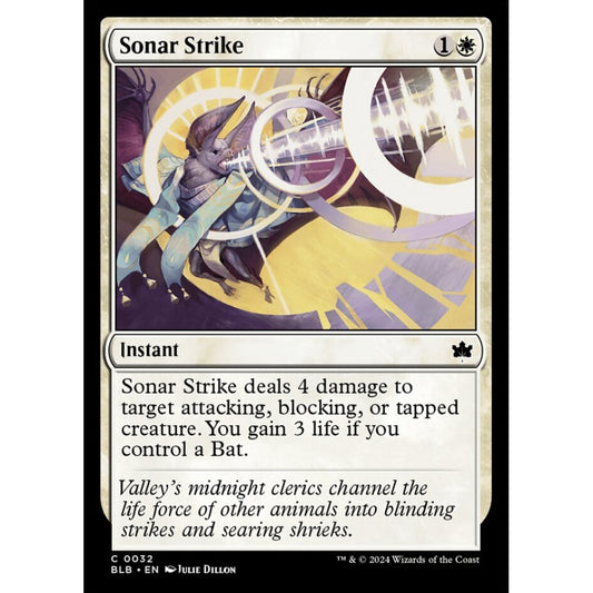 Sonar Strike, 32, common, Magic: The Gathering, Bloomburrow