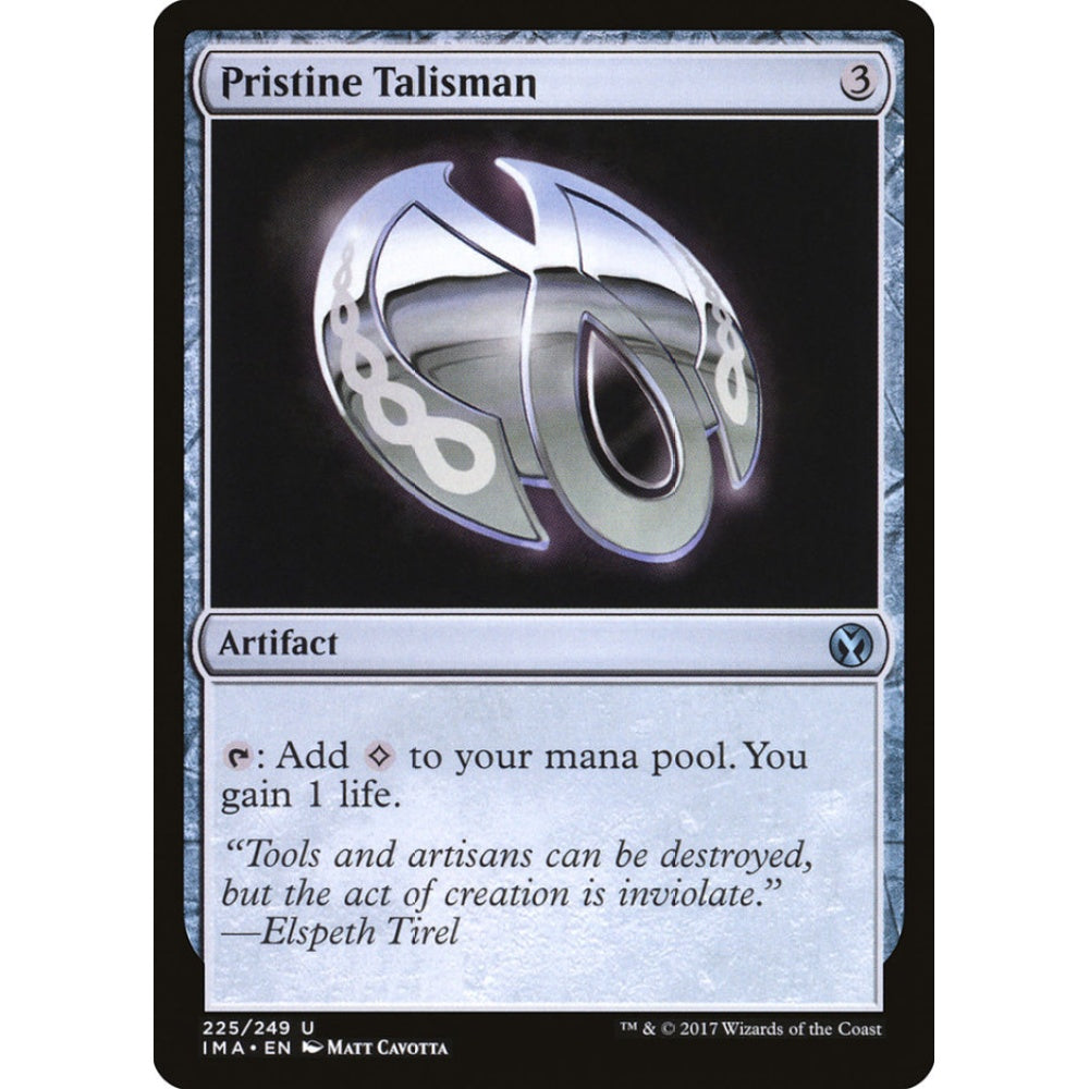 Pristine Talisman uncommon 225 Magic the Gathering Iconic Masters