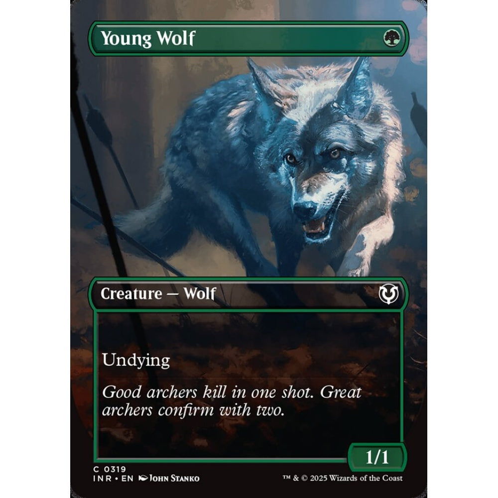 Young Wolf, 319, common, Magic: The Gathering, Innistrad Remastered