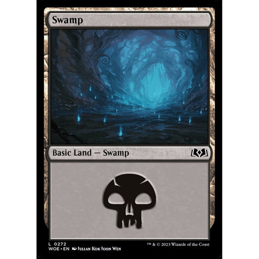 Swamp, common, 272, Magic the Gathering, Wilds of Eldraine