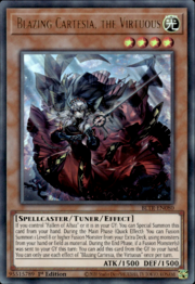 Blazing Cartesia, the Virtuous MP23-EN162 Prismatic Prismatic Secret Rare Yu-Gi-Oh 25th Anniversary Tin: Dueling Heroes Mega Pack in Art