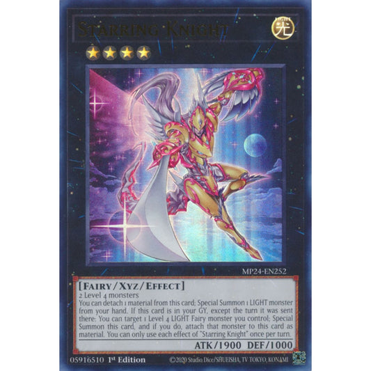 Starring Knight MP24-EN252 Ultra Ultra Rare Yu-Gi-Oh 25th Anniversary Tin: Dueling Mirrors in Art