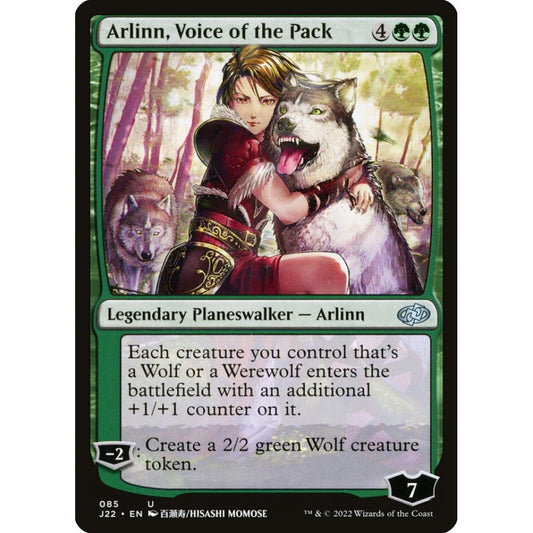 Arlinn, Voice of the Pack uncommon 85 Magic the Gathering Jumpstart 2022