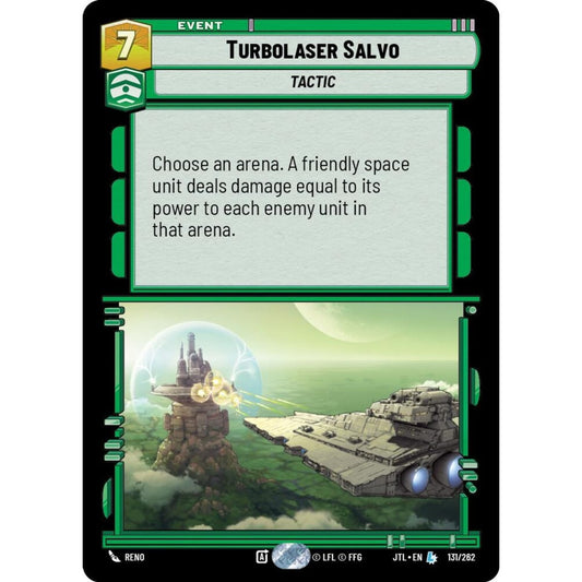 Turbolaser Salvo, L, JTL 131), Star Wars Unlimited
