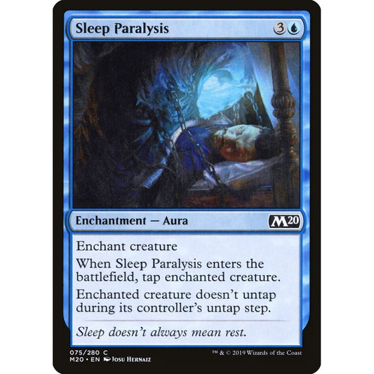 Sleep Paralysis common 75 Magic the Gathering Core Set 2020