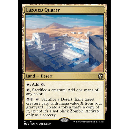 Lazotep Quarry, 131, rare, Magic: The Gathering, Modern Horizons 3