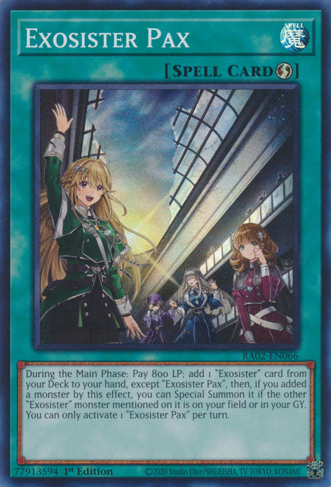 Exosister Pax GRCR-EN021 Collector's Rare Collector's Rare Yu-Gi-Oh The Grand Creators in Art