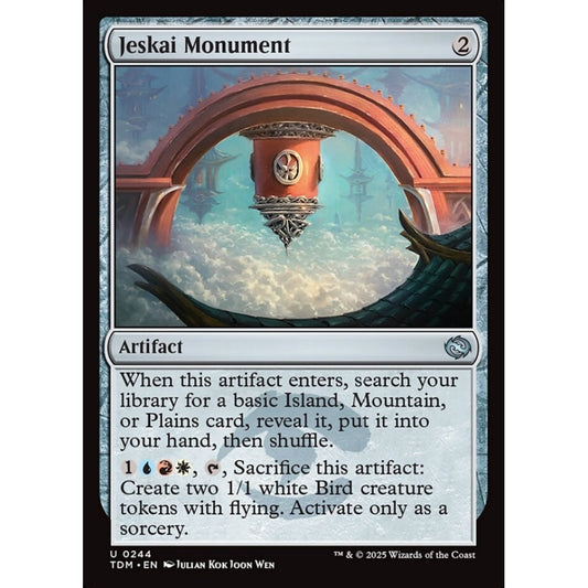 Jeskai Monument uncommon 244 Magic the Gathering Tarkir: Dragonstorm