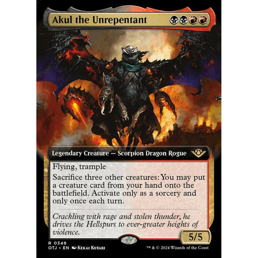 Akul the Unrepentant, 346, rare, Magic: The Gathering, Outlaws of Thunder Junction