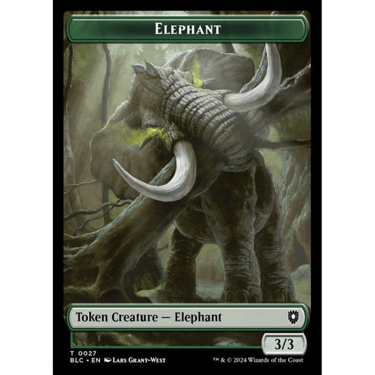 Elephant, 27, common, Magic: The Gathering, Bloomburrow