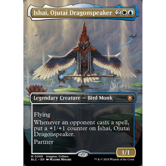 Ishai, Ojutai Dragonspeaker, 89, mythic, Magic: The Gathering, Bloomburrow