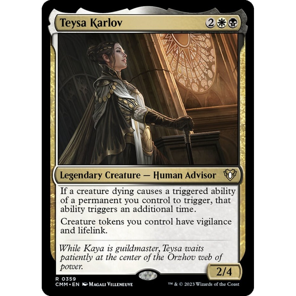 Teysa Karlov rare 359 Magic the Gathering Commander Masters
