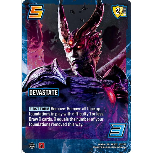 Devastate 37/185 TK802 Universus Tekken 8 Action SR