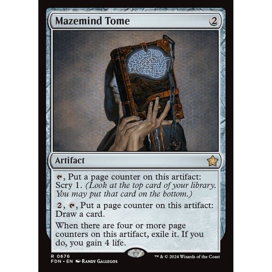 Mazemind Tome, 676, rare, Magic: The Gathering, Foundations