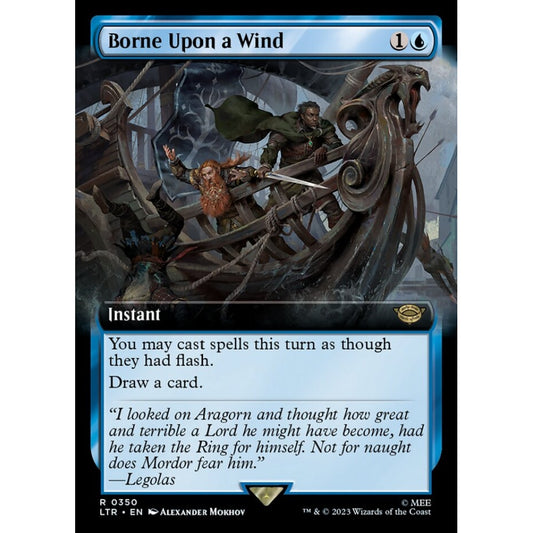 Borne Upon a Wind, rare, 350, Magic the Gathering, The Lord of the Rings: Tales of Middle-earth