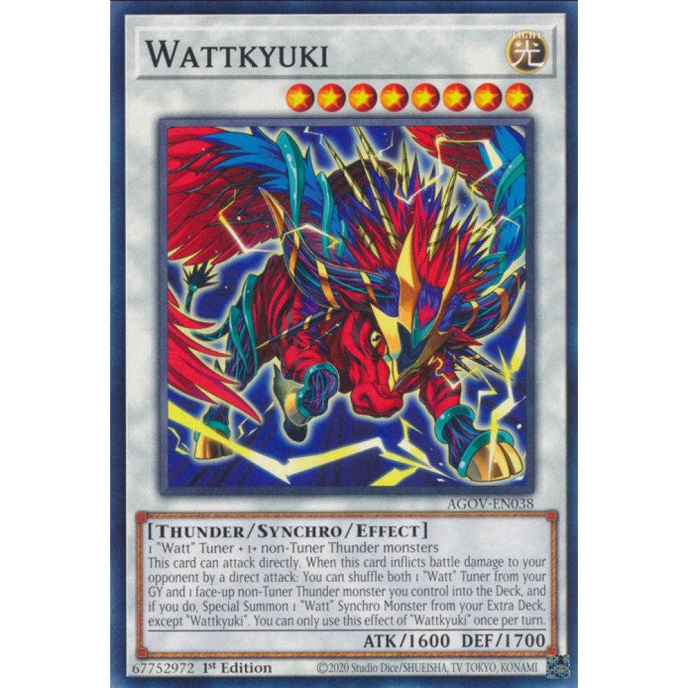 Wattkyuki, AGOV-EN038, Common, Yu-Gi-Oh!, Age of Overlord