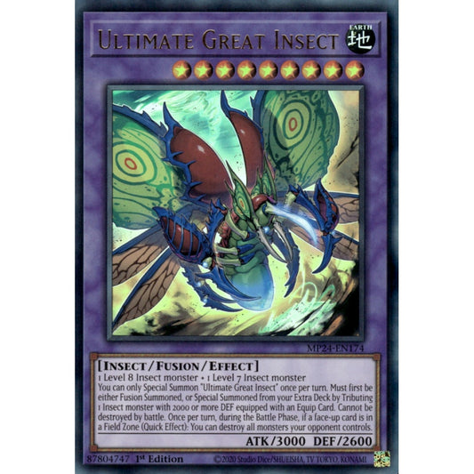 Ultimate Great Insect MP24-EN174 Ultra Ultra Rare Yu-Gi-Oh 25th Anniversary Tin: Dueling Mirrors in Art