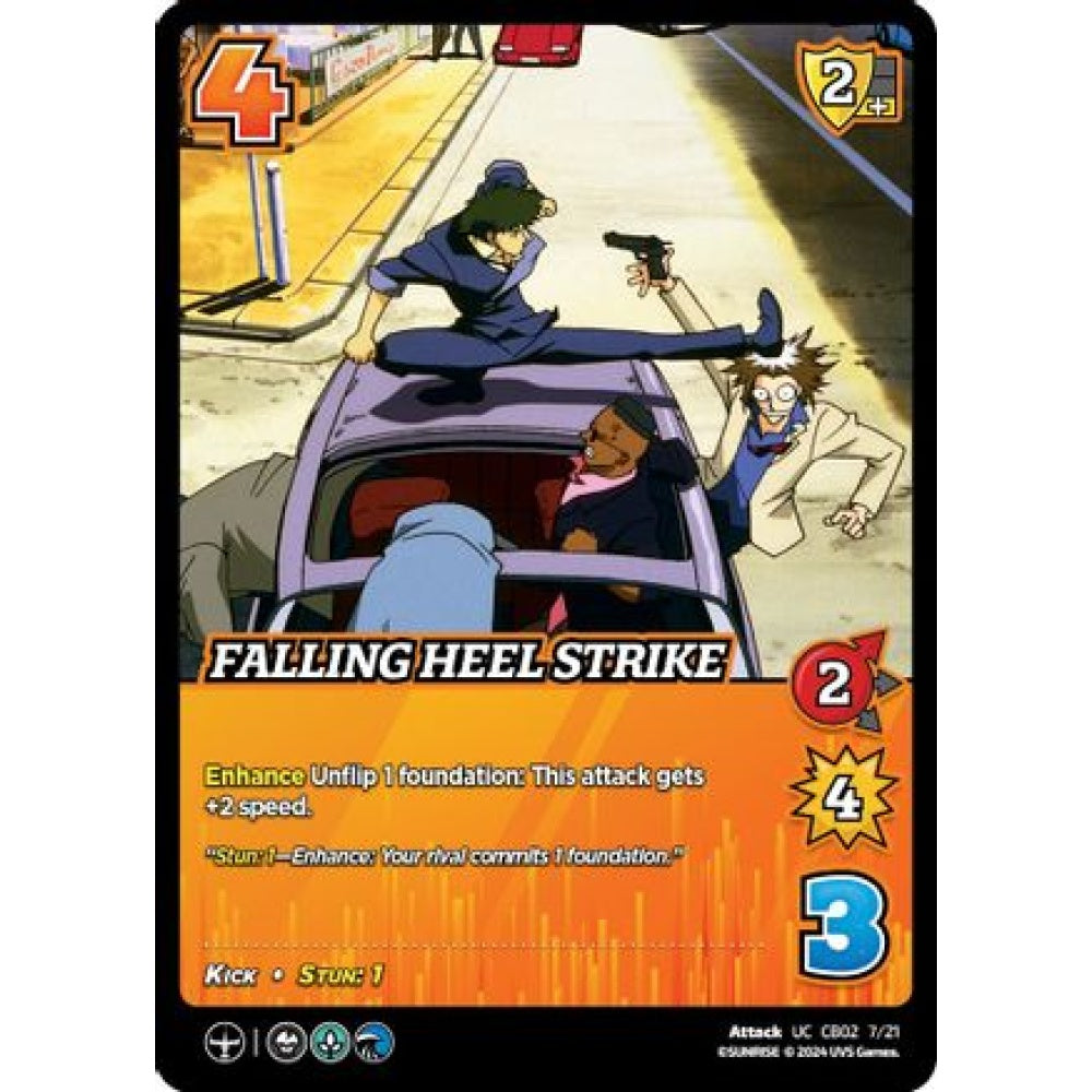Falling Heel Strike, 7/21, UC, UniVersus, Cowboy Bebop & Trigun Stampede
