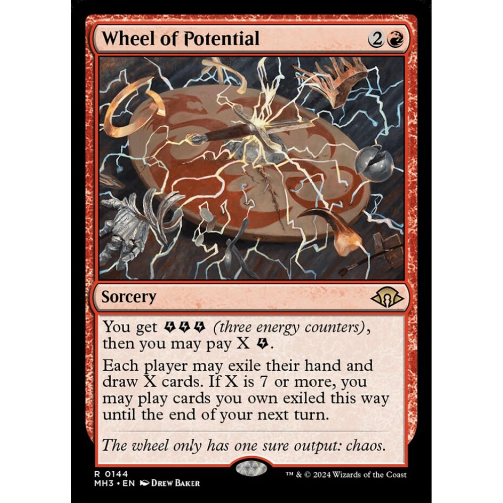 Wheel of Potential, 144, rare, Magic: The Gathering, Modern Horizons 3