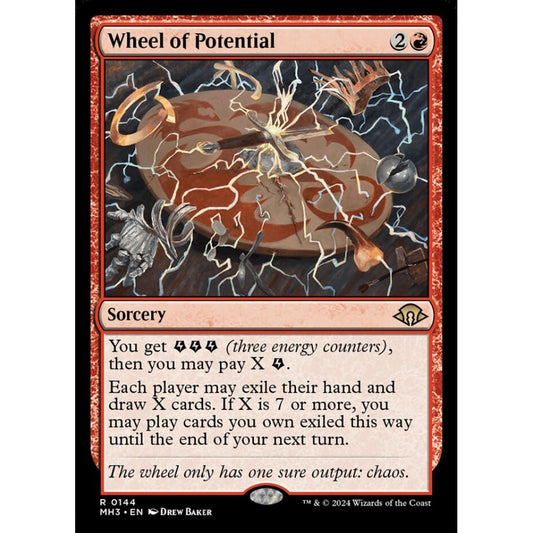 Wheel of Potential, 144, rare, Magic: The Gathering, Modern Horizons 3