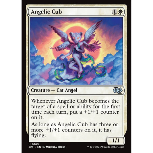 Angelic Cub, 163, uncommon, Magic: The Gathering, Foundations Jumpstart
