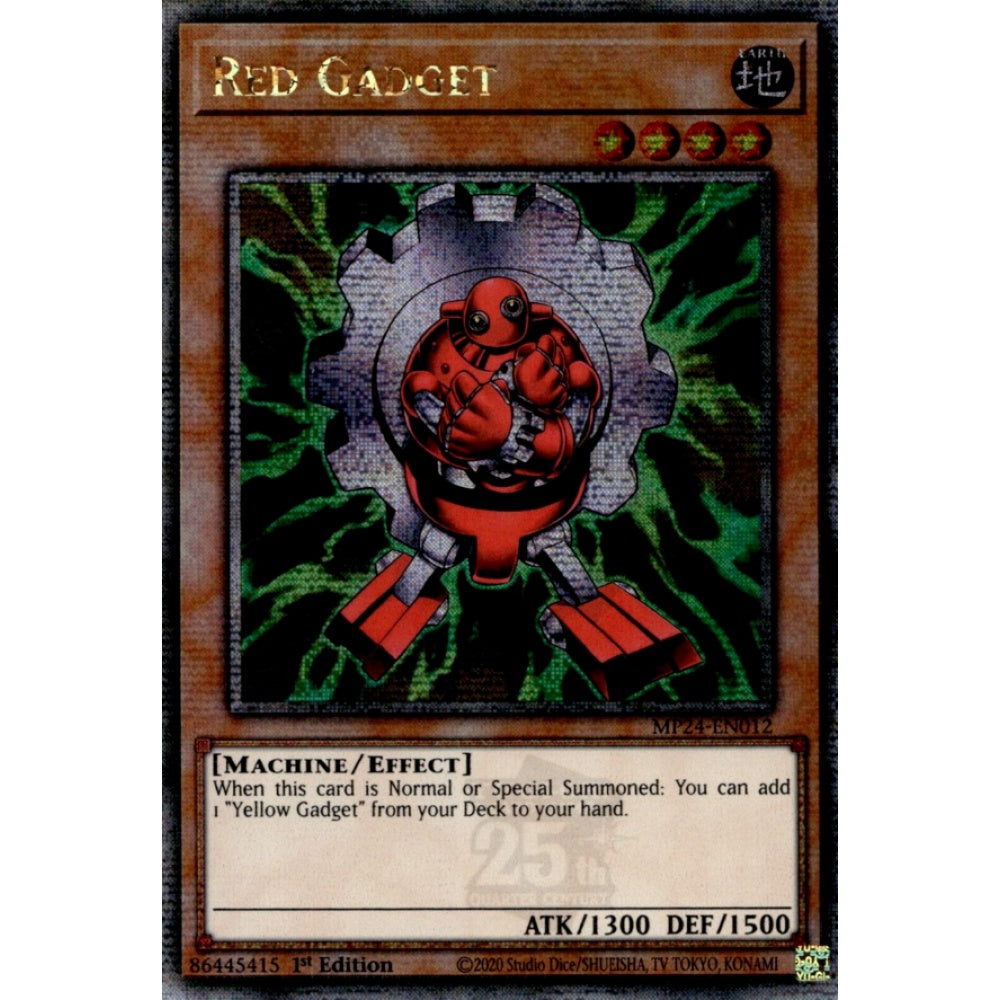 Red Gadget FIGA-EN007 Super Super Rare Yu-Gi-Oh Fists of the Gadgets in Art