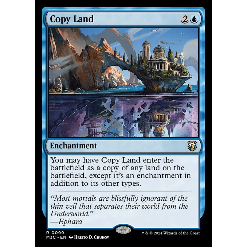 Copy Land, 99, rare, Magic: The Gathering, Modern Horizons 3