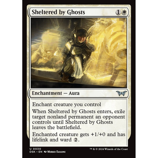 Sheltered by Ghosts, 30, uncommon, Magic: The Gathering, Duskmourn: House of Horror