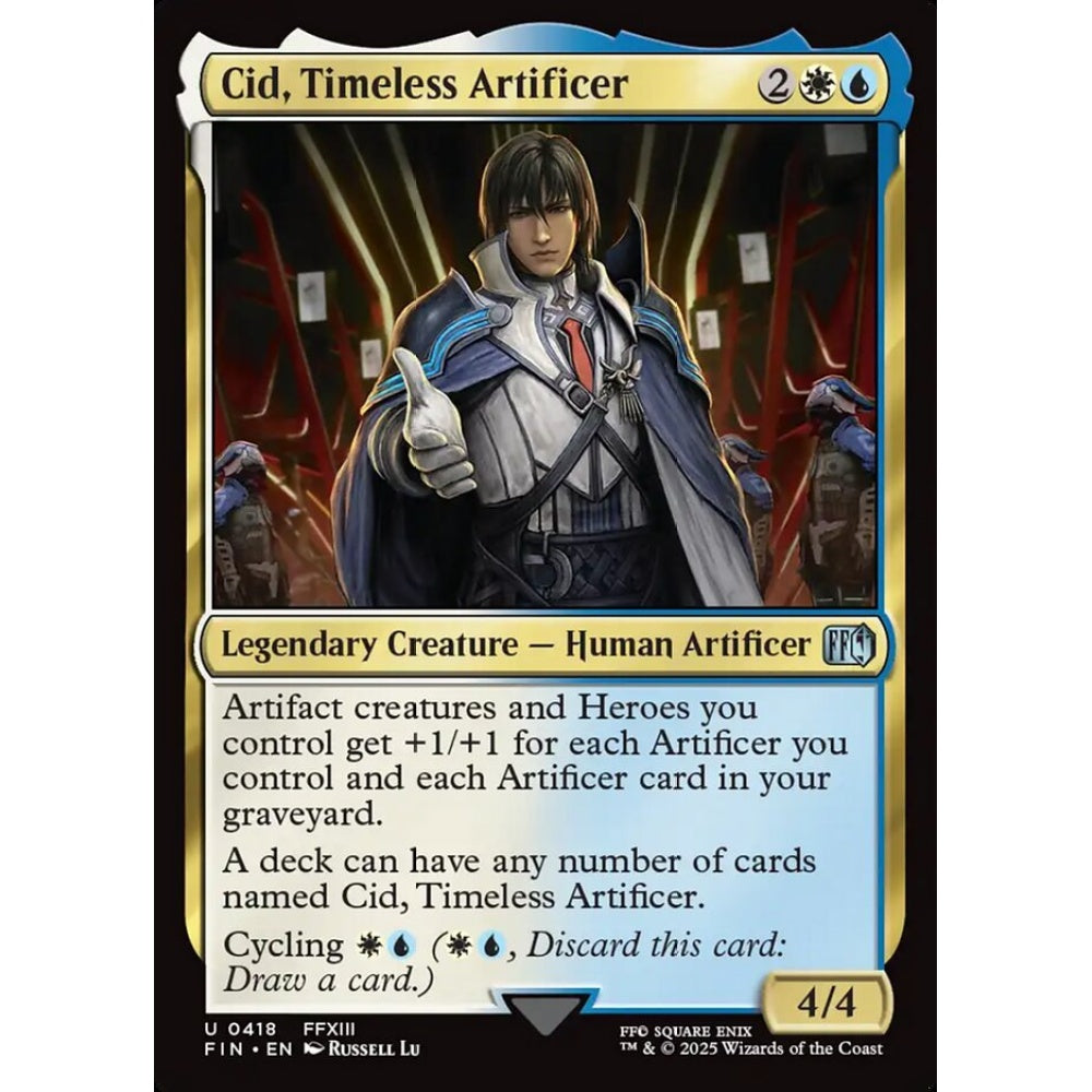 Cid, Timeless Artificer uncommon 418 Magic the Gathering Final Fantasy