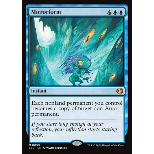 Mirrorform mythic 59 Magic the Gathering Lorwyn Eclipsed