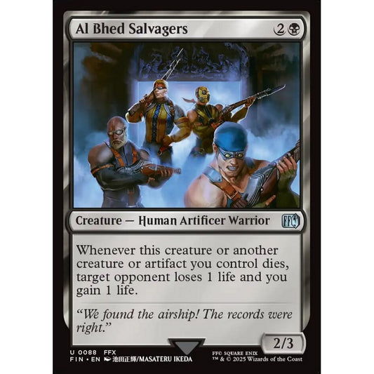 Al Bhed Salvagers uncommon 88 Magic the Gathering Final Fantasy