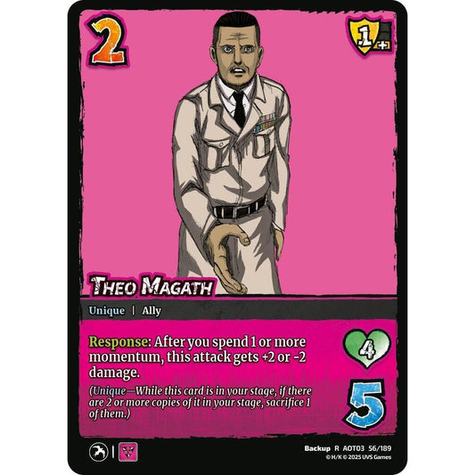 Theo Magath 56/189 AOT03 Universus Attack on Titan: Apocalypse Backup R