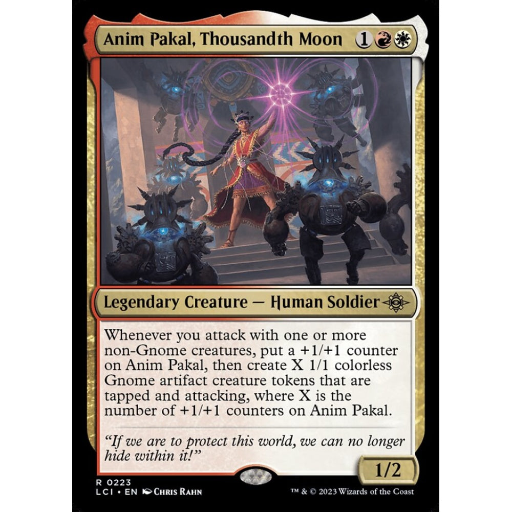 Anim Pakal, Thousandth Moon rare 223 Magic the Gathering The Lost Caverns of Ixalan