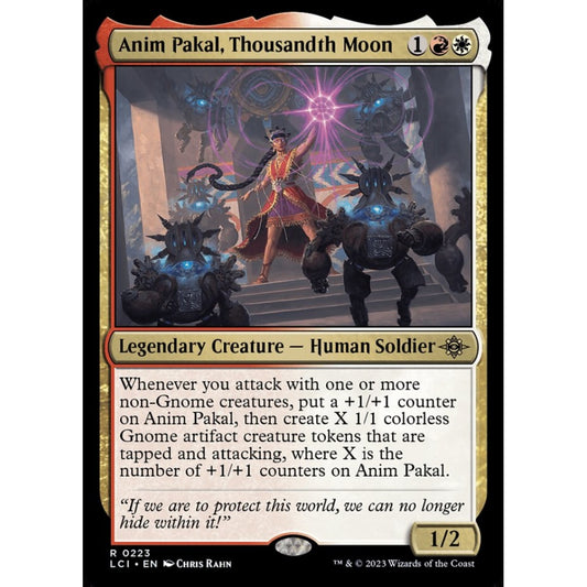 Anim Pakal, Thousandth Moon rare 223 Magic the Gathering The Lost Caverns of Ixalan