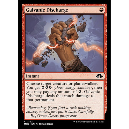 Galvanic Discharge, 122, common, Magic: The Gathering, Modern Horizons 3