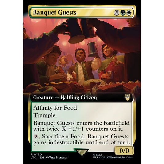Banquet Guests, rare, 130, Magic the Gathering, Tales of Middle-earth Commander