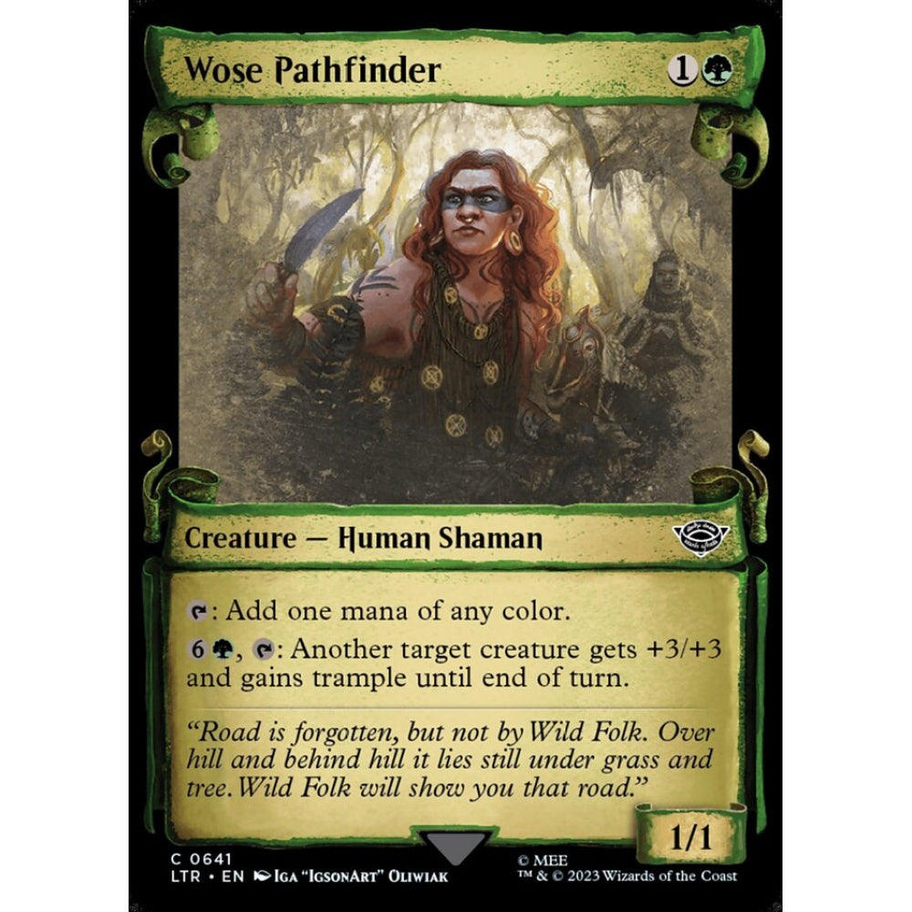 Wose Pathfinder, common, 641, Magic the Gathering, The Lord of the Rings: Tales of Middle-earth