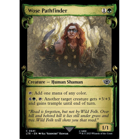 Wose Pathfinder, common, 641, Magic the Gathering, The Lord of the Rings: Tales of Middle-earth